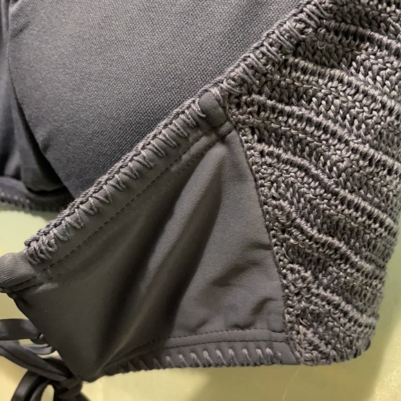 NWT HIGH NECK CROCHET STYLE TANKINI TOP SZ XL - Picture 9 of 10